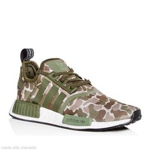 adidas | Shoes | Adidas Mens Nmd R Camo Print Lace Up Sneakers Size 8 |  Poshmark